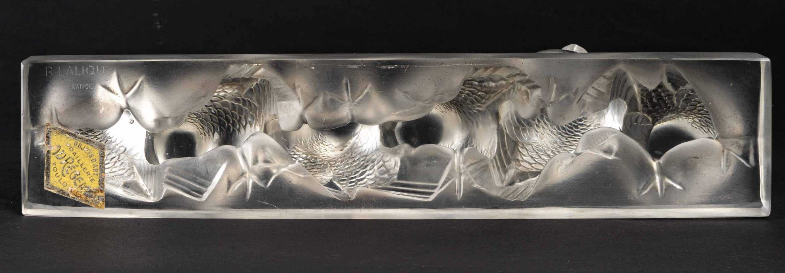 René Lalique. Ensemble De Six Moineaux Sur Une Branche - Image 8