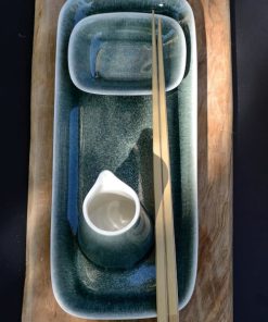 Plat à Sushi Rectangle Grès Émaillé MAGUELONE, Différentes Couleurs | Jars Céramistes