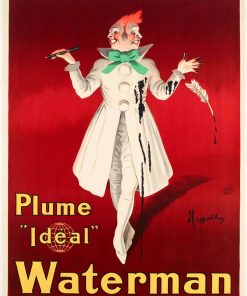 Original Vintage Poster – Leonetto Cappiello – Waterman – Plume Ideal – 1913